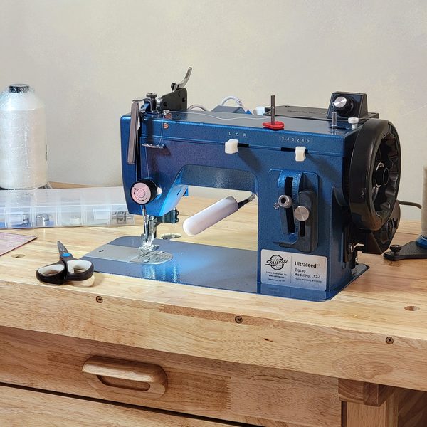 Finished sewing table